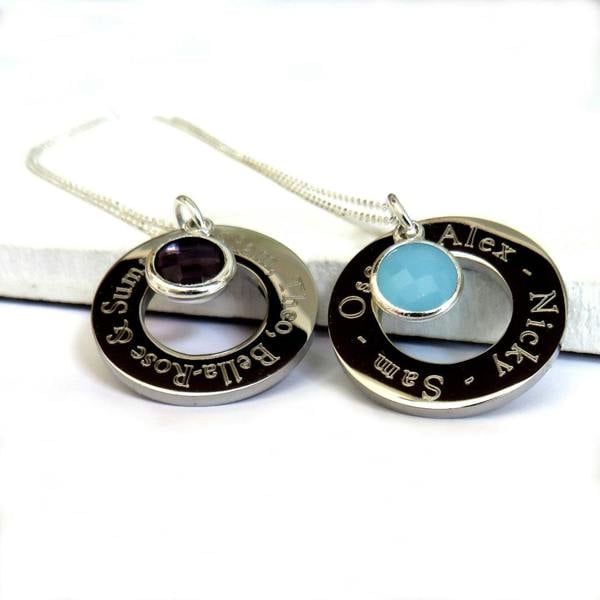 Aye Do Gifts Personalised Infinity Birthstone Necklace