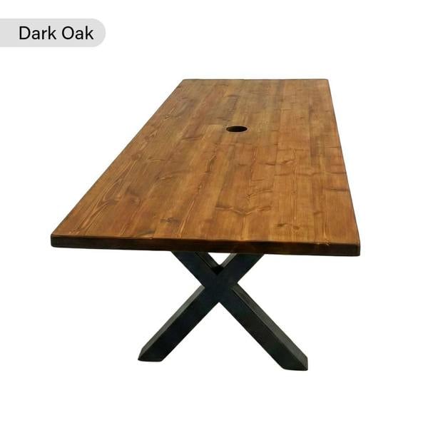 TRL Furniture Sleek & Slender Rustic Conference Table