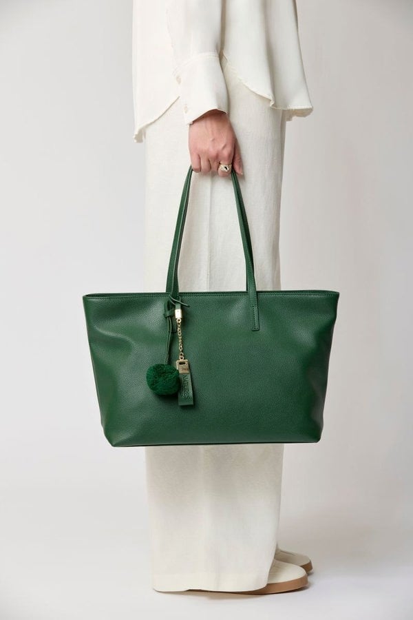 Audrey Shopper Bag Antique Green