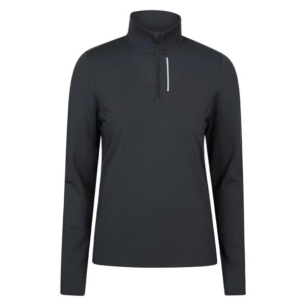 Mountain Warehouse Womens React Quarter Zip Midlayer - Black