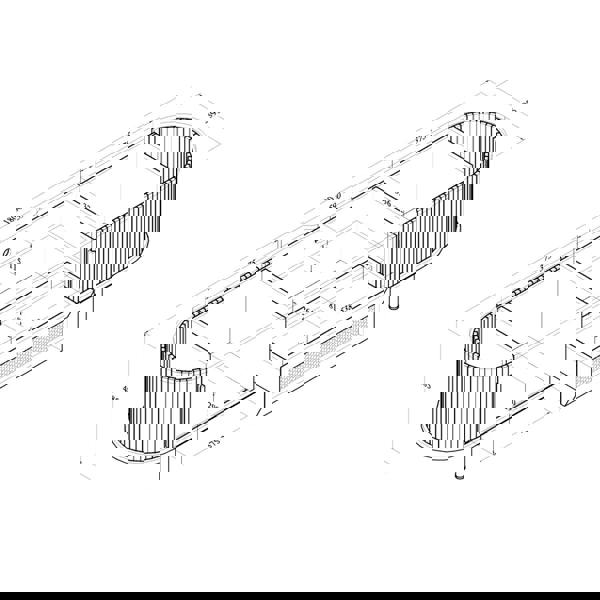 All internal and external dimensions of the tv cabinet.