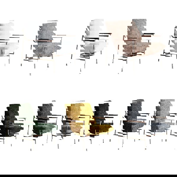 Rit Concept Orozco Lounge Chair With Ottoman, Chenille