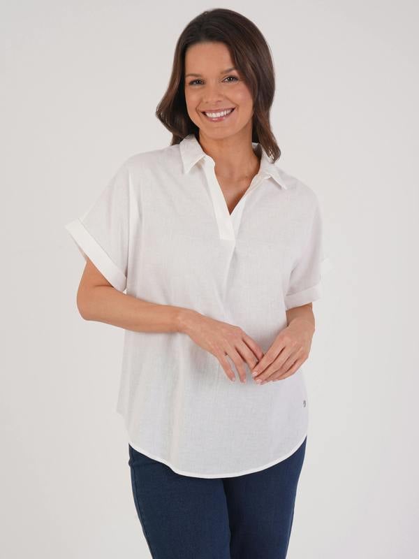 VIZ-A-VIZ Notch Neck Shirt
