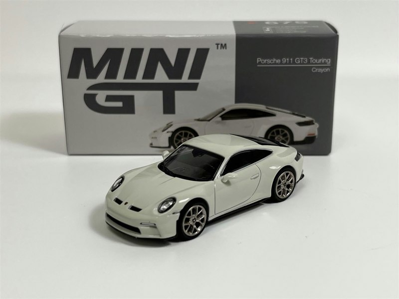 Mini GT Porsche 911 GT3 Touring Crayon White LHD 1:64 Mini GT MGT00675L