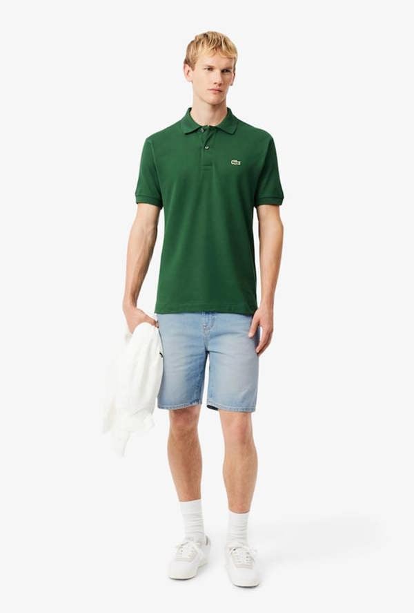 Lacoste Straight Fit Denim Bermuda Shorts