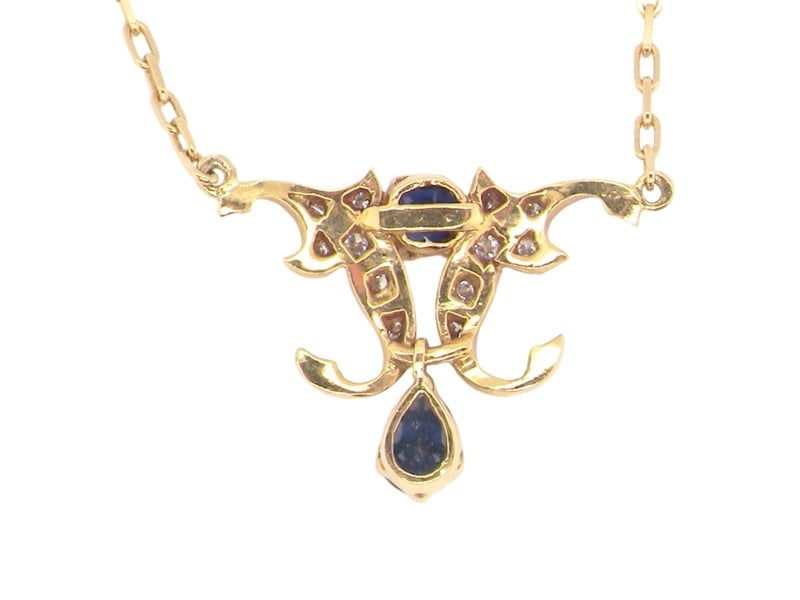 Vintage Tom A sapphire and diamond pendant