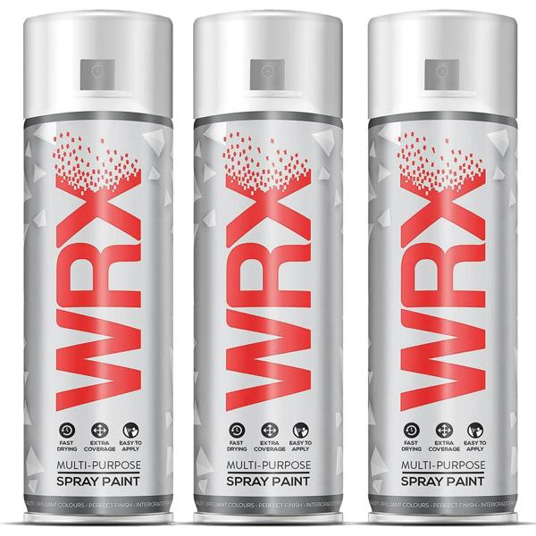 WRX 3X WRX Black Grey Spray Paints 400ml