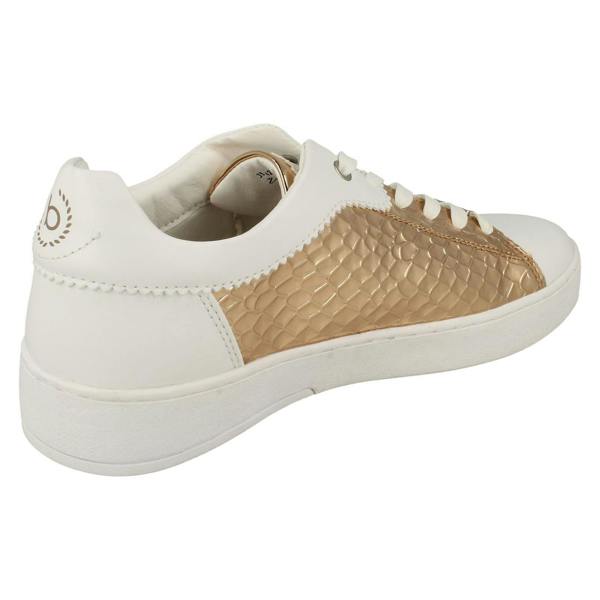 Bugatti Ladies Bugatti Reptile Detailed Lace Up Trainers 421-29102-5059-2034