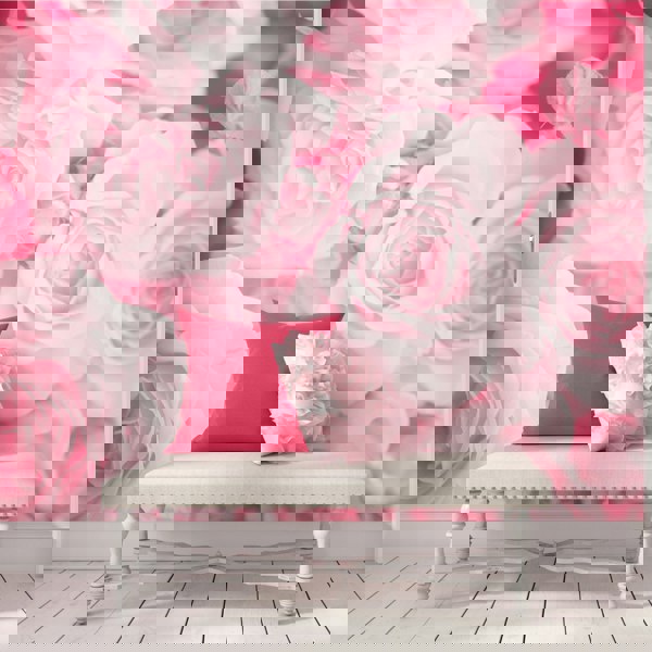 Origin Murals Petals Wall Mural - Rose Pink