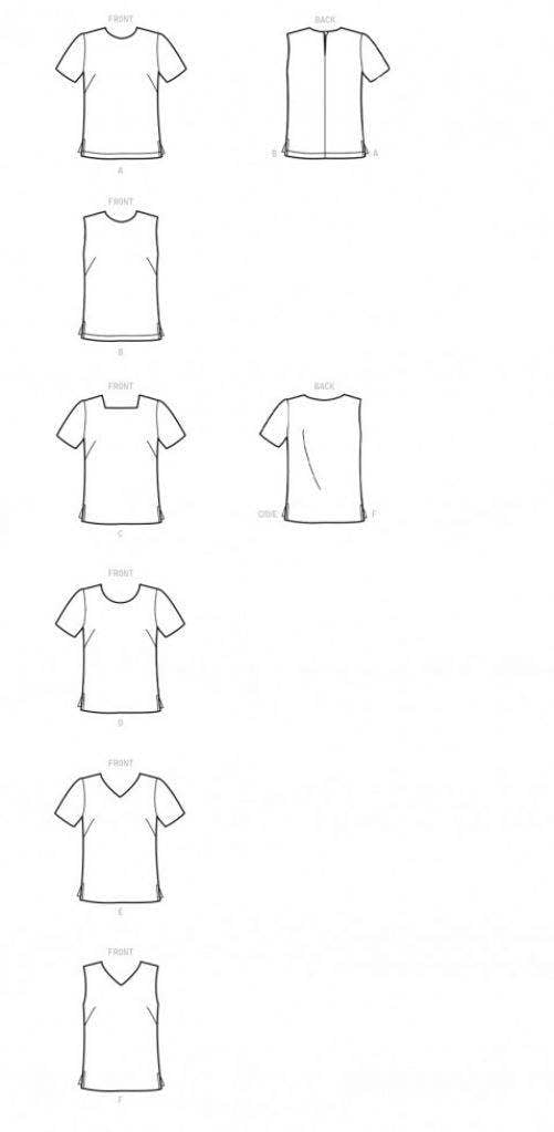 Simplicity Sewing Pattern 9133, Tops for Women, K5 (8-10-12-14-16) - Intermediate