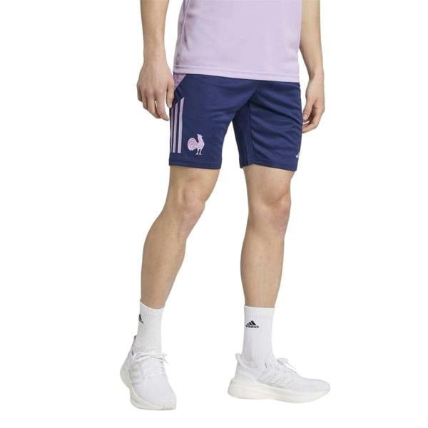 Adidas Mens Rugby World Cup 2025 France Shorts - Dark Blue - 