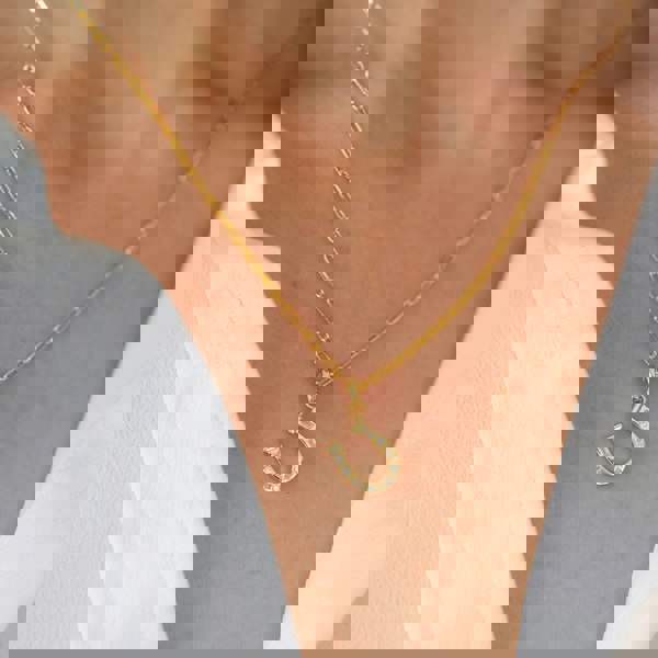 Gold Trip Horseshoe Charm Necklace