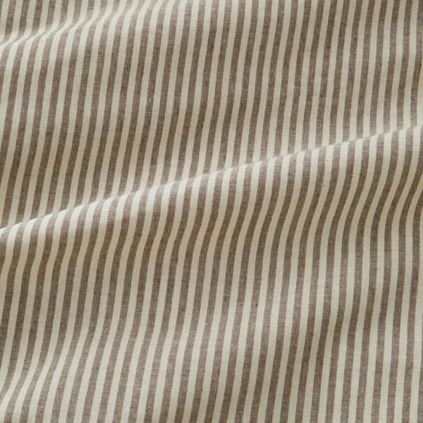 Pineapple Elephant Cotton Rich Narrow Woven Stripe Duvet Cover Set Mole
