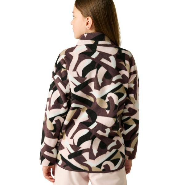 Regatta Childrens/Kids Wing It Abstract Full Zip Fleece Jacket - Huckleberry - 