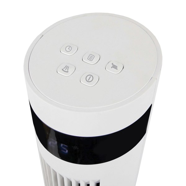 igenix 43 Inch Digital Tower Fan, 3 Speed Settings, White
