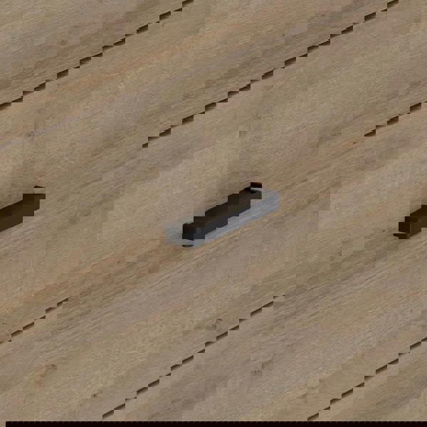 Furniture To Go High Rock 3 Drawer Display Chest in Matt Black/Riviera Oak