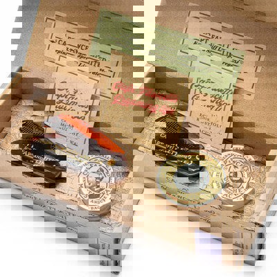 Captain Fawcett's Captain Fawcett Ricki Hall Booze & Baccy Moustache Wax + Flip Moustache Comb