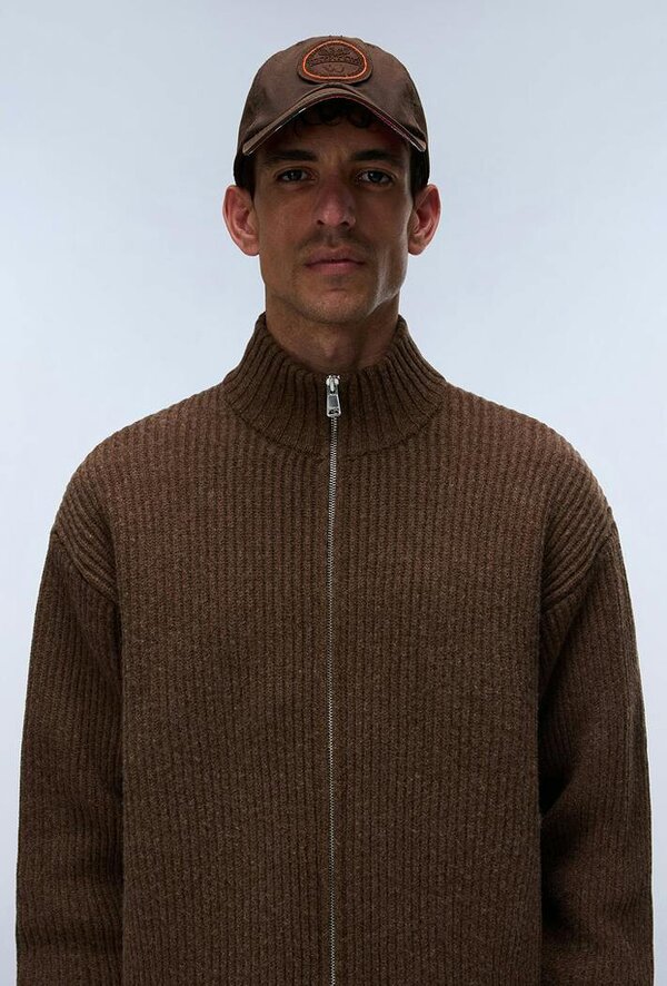 Napapijri Yuni Full-Zip Jumper - Brown