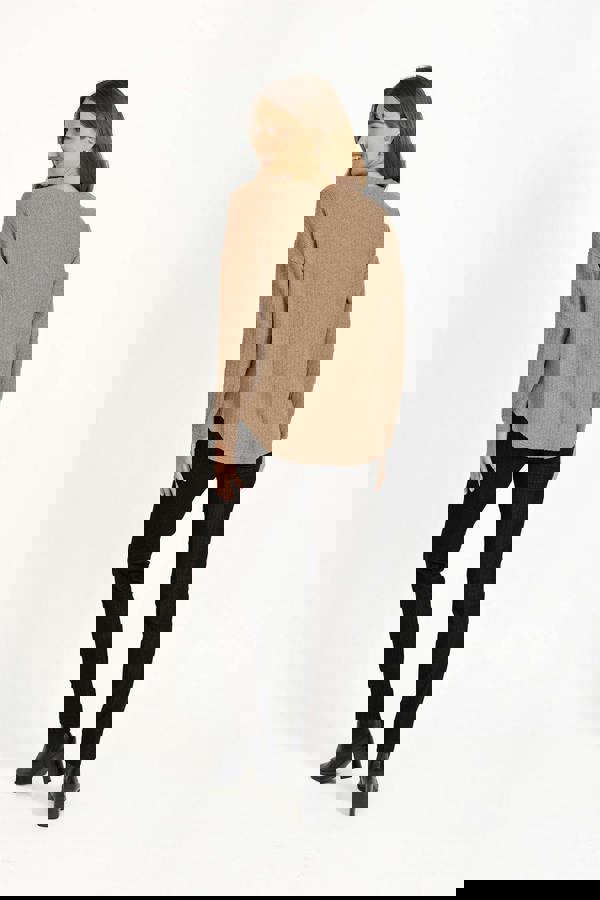 Textured Stripe Necklace Top