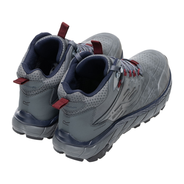 Regatta Mens Derino Mid Cut Walking Boots - Granite/Navy