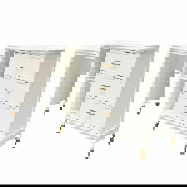 Dorel Home Westerleigh 3-in-1 Media Dresser White