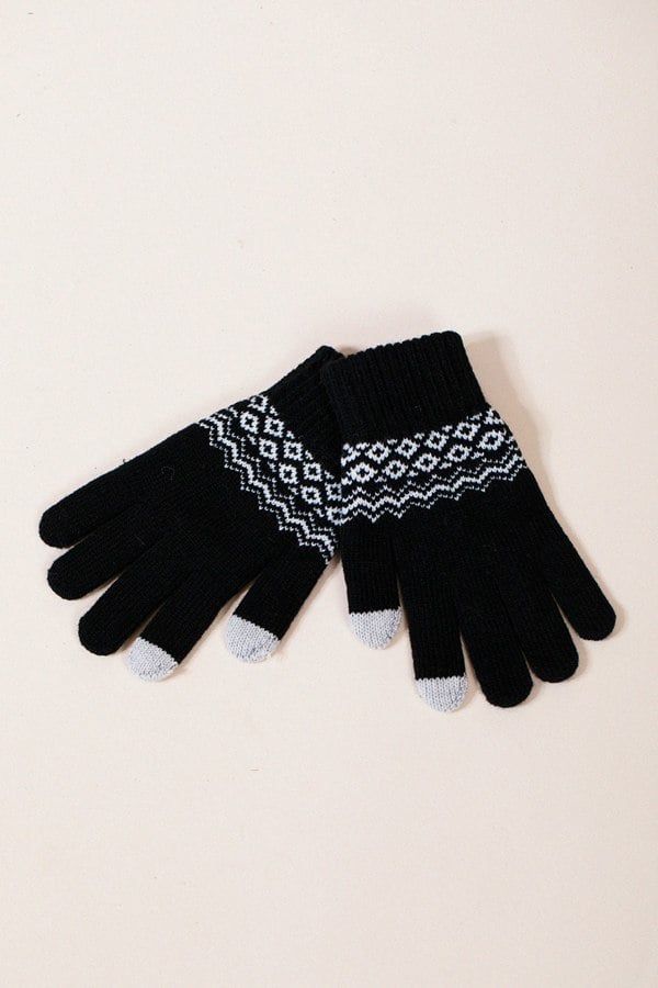SVNX Christmas Gloves In Black