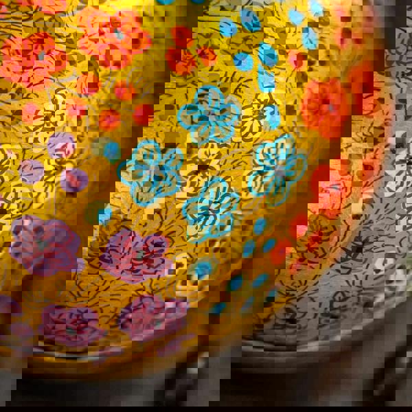 Large Handmade Bonbonnière filled with Dark Chocolate Coated Ginger, Palm Oil Free, 260g