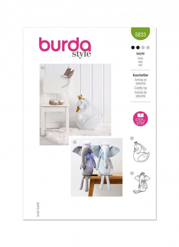 Burda Sewing Pattern 5833 Toys , One Size - Easy
