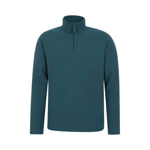 Mountain Warehouse Mens Camber II Half Zip Fleece Top - Petrol