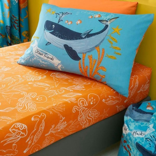 Ocean Friends Pillowcase (Pair) Pillowcases - Happy Linen Company