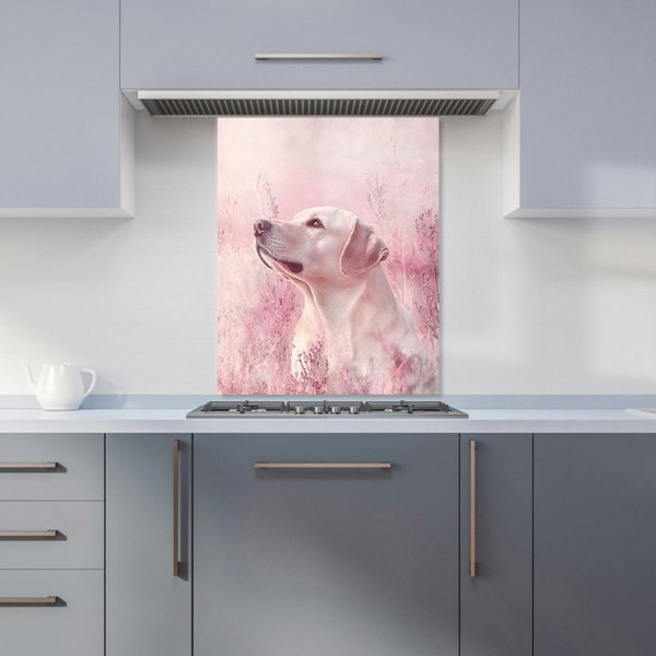 Warren Reed Golden Labrador Glass Kitchen Splashback - 00023