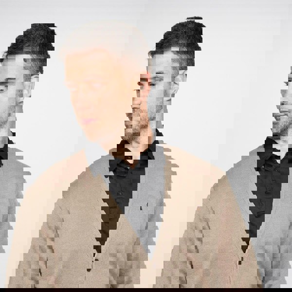 Gabicci G00K02 Mens Button Thru Cardigan Gabicci Classic - STONE