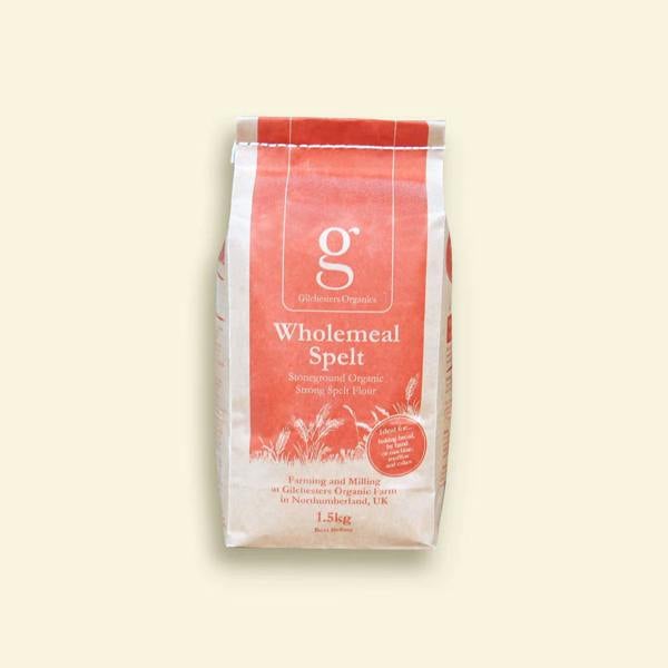 Sourdough By The Sea Gilchesters Organics Wholemeal Spelt Bread Flour – 3 x 1.5kg - Incl Free Delivery