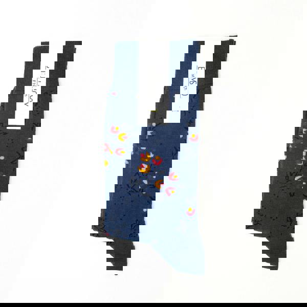 Jemsox Ditsy Flower Design Mens Socks – Organic Cotton