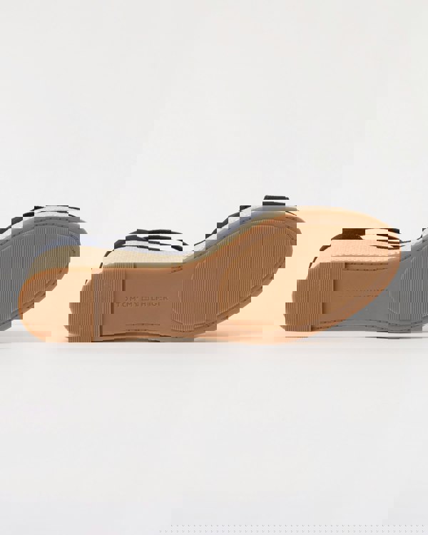 Tommy Hilfiger Criss-Cross Womens Wedge Espadrille - Space Blue