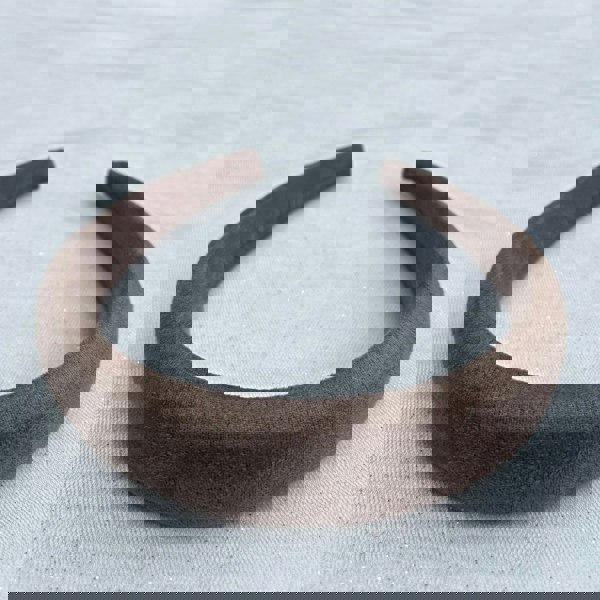 Brown Suede Headband, Brown Vegan Suede Headband, Neutral Headband, Brown Headband