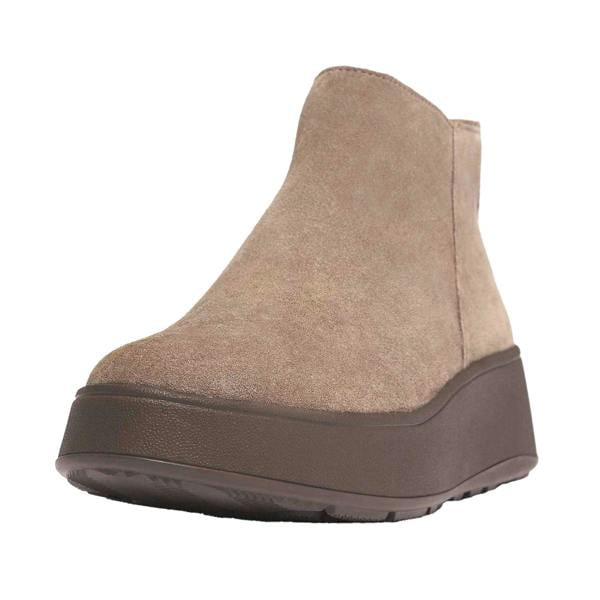 Fit Flop Womens/Ladies F-Mode Suede Flatform Ankle Boots - Grey - 