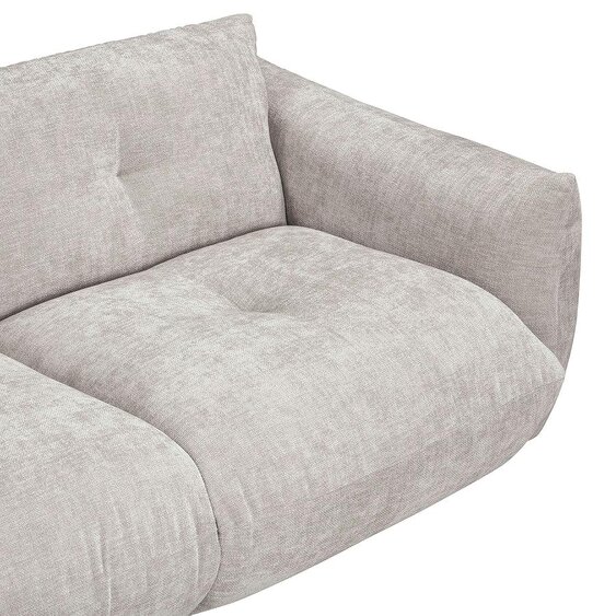 Wyld Haus Camden Cosy Natural Upholstered 3 Seater Sofa