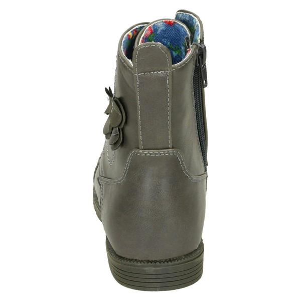 Cutie Girls Cutie Ankle Boots with Butterfly Detail