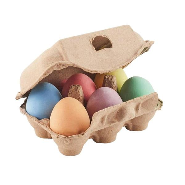 MidOcean Tamago Chalk Egg Box (Pack of 6) - Beige - 