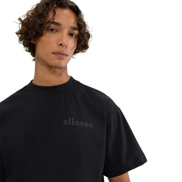 Ellesse Mens Entriamo Back Print T-Shirt - Black - 