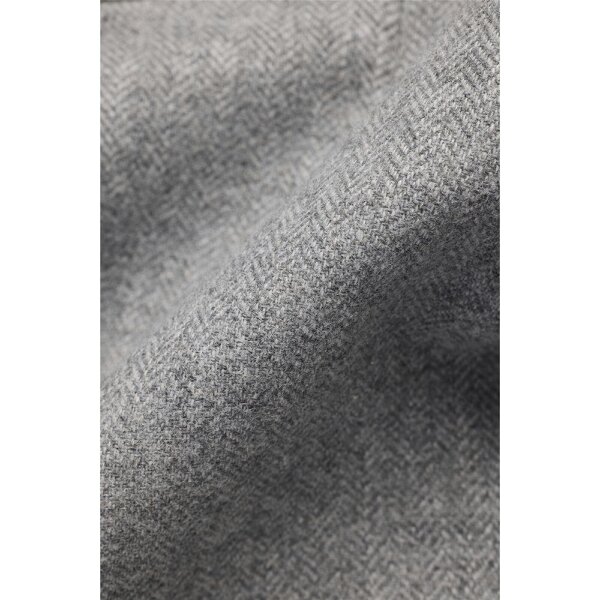 Antique Rogue Slim Fit Baxter Pale Grey Herringbone Jacket