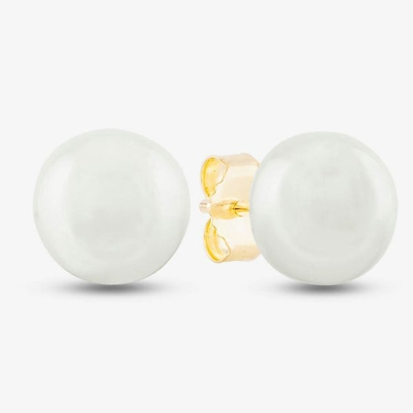 T. H. Baker 9ct Yellow Gold Freshwater Pearl Stud Earrings EOZ104SD