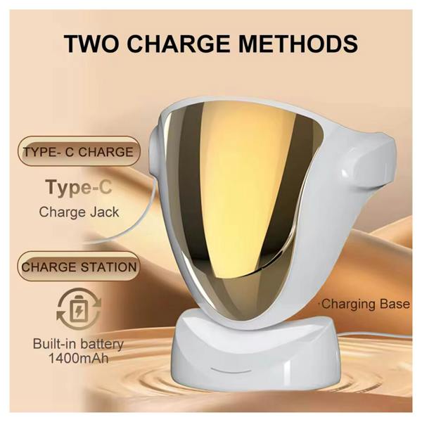 Dragodirect 807 LED Light Face & Neck Mask 3 Colour Beauty Device