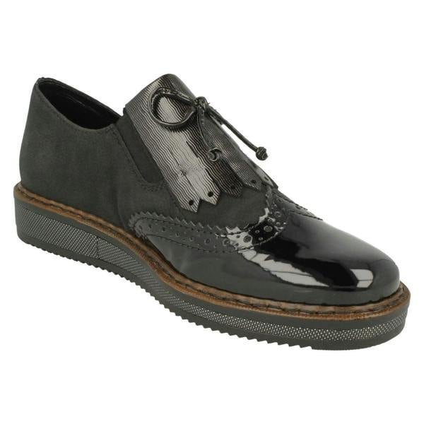 Rieker Ladies Rieker Loafer Inspired Shoes N0372
