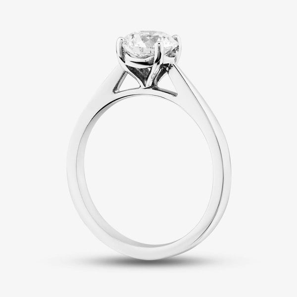 T. H. Baker Platinum Lab Grown 1.00ct Diamond Solitaire Ring 015MT-P001