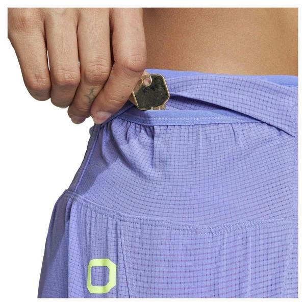 Adidas Womens/Ladies Adizero Running Shorts - Cobalt Blue - 