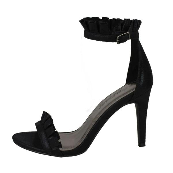 Anne Michelle Ladies Anne Michelle Ruffle Ankle Strap Sandals