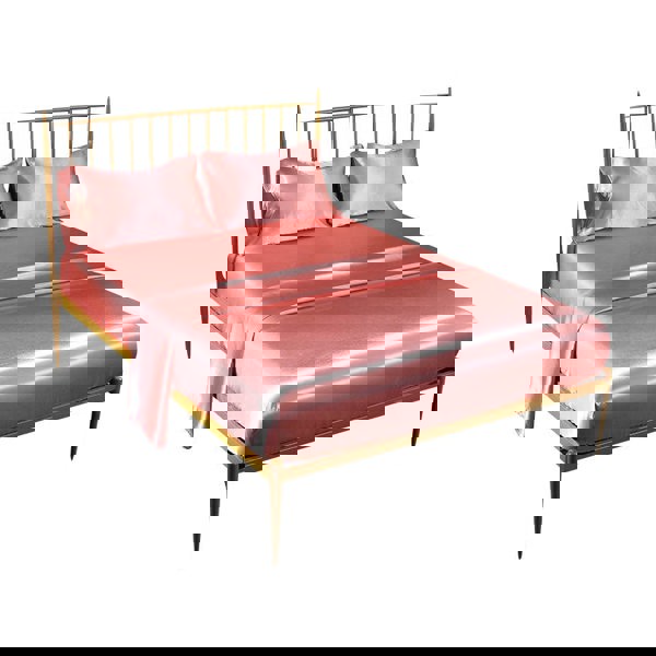 Anycozy Fitted Sheet Twin Size Jade Luxury Silky Beddings Set with Pillow Cases