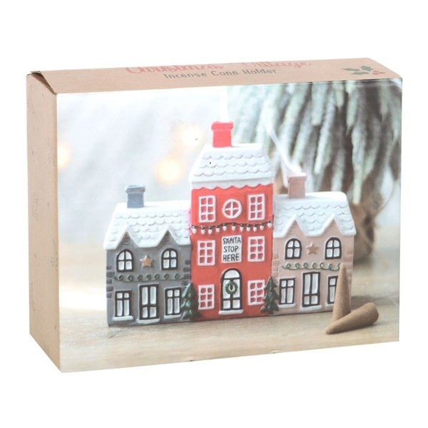 Serano Christmas Village Incense Cone Holder